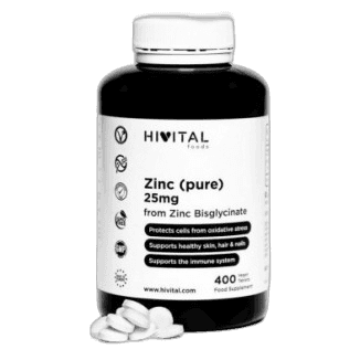 Imagen de HIVITAL ZINC PURE 25 MG 400 TABLETAS
