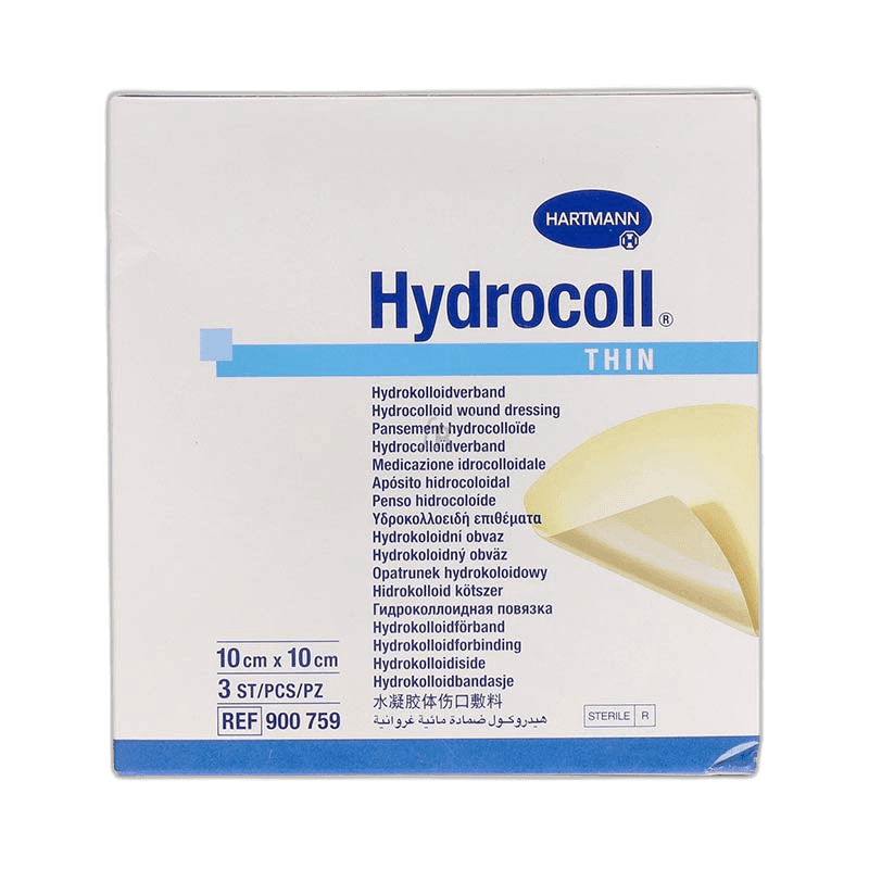 Imagen 2 de HYDROCOLL THIN 10X10 CM. 3 APOSITOS