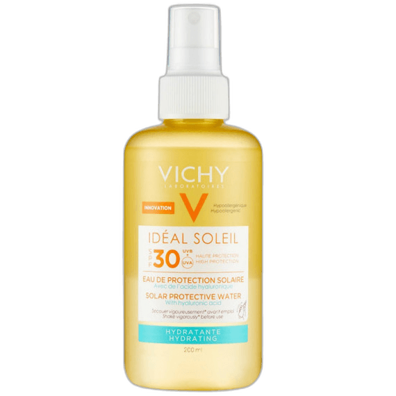 Imagen 3 de IDEAL SOLEIL SPF 30 AGUA DE PROTECCION HIDRATANTE 1 ENVASE