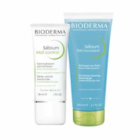 Imagen de Bioderma Pack Sebium Mat Control 30 Ml + Sebium Gel Moussant 100 Ml