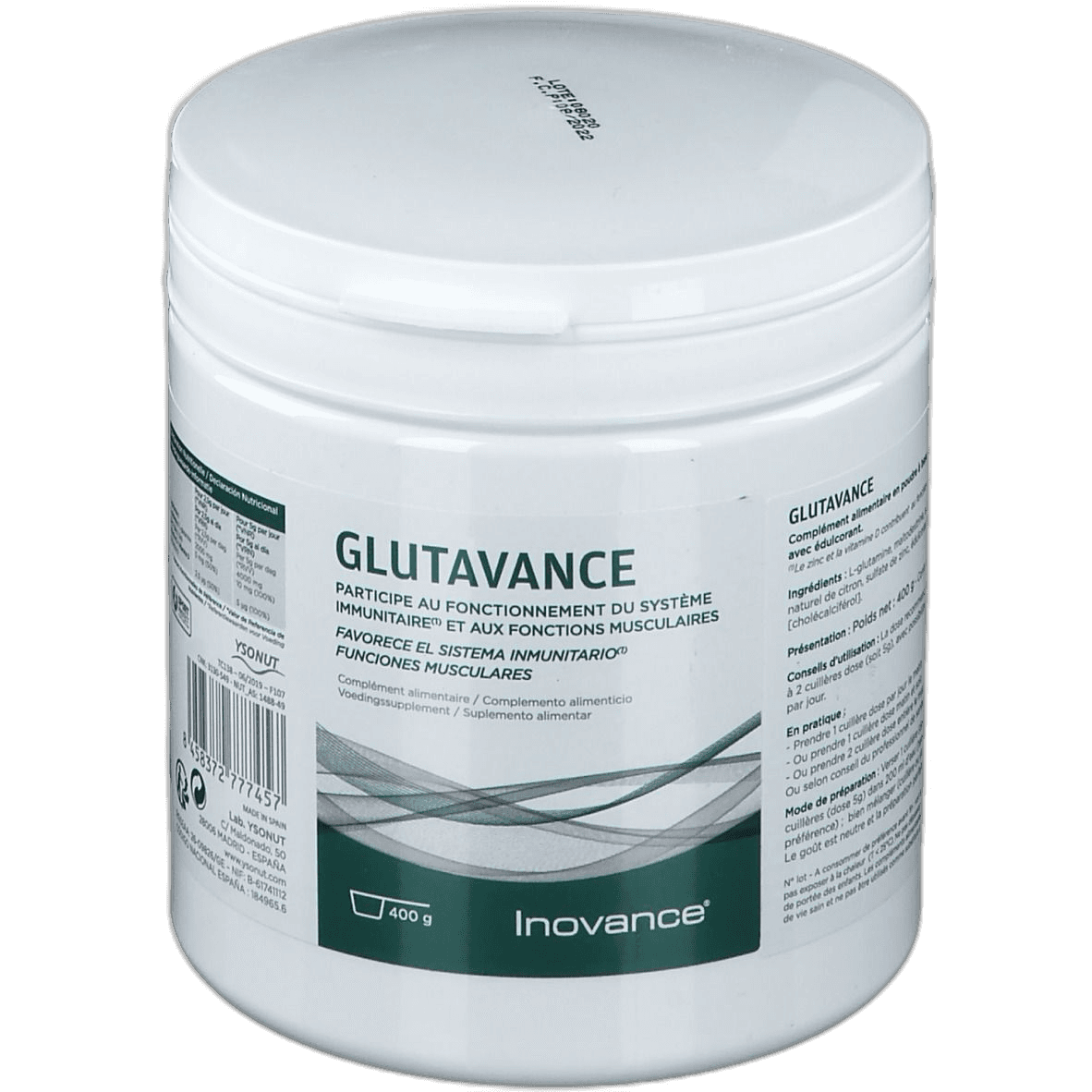 Imagen de INOVANCE GLUTAVANCE 400 G