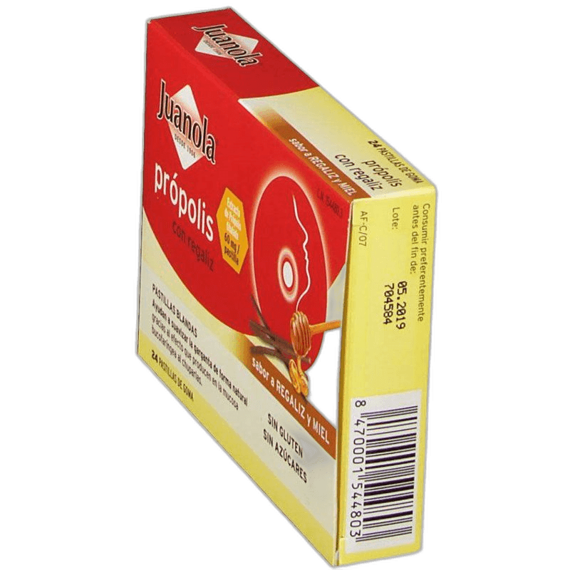 Imagen 3 de JUANOLA PASTILLAS PROPOLIS REGALIZ 48 GR