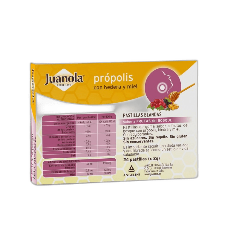 Imagen 3 de JUANOLA PROPOLIS HEDERA FRUTAS BOSQUE 24