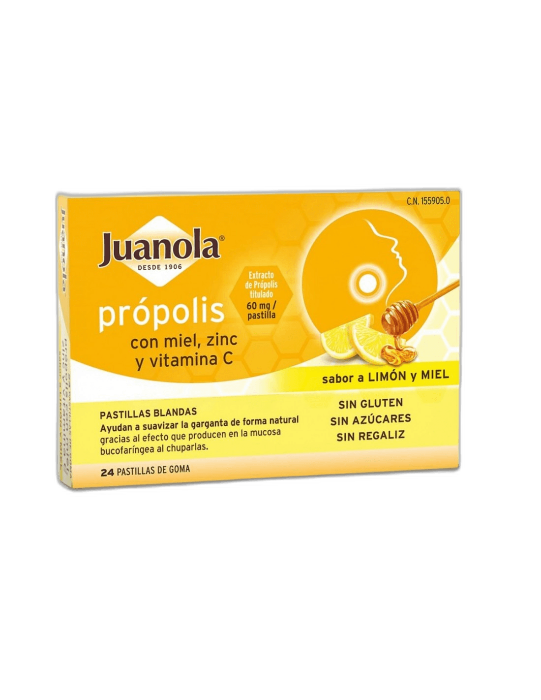 Imagen de JUANOLA PROPOLIS MIEL ZINC VITC 24 PAST