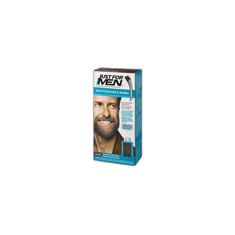 Imagen 2 de JUST FOR MEN BIGOTE Y BARBA GEL COLORANTE 1 ENVASE 30 ML COL