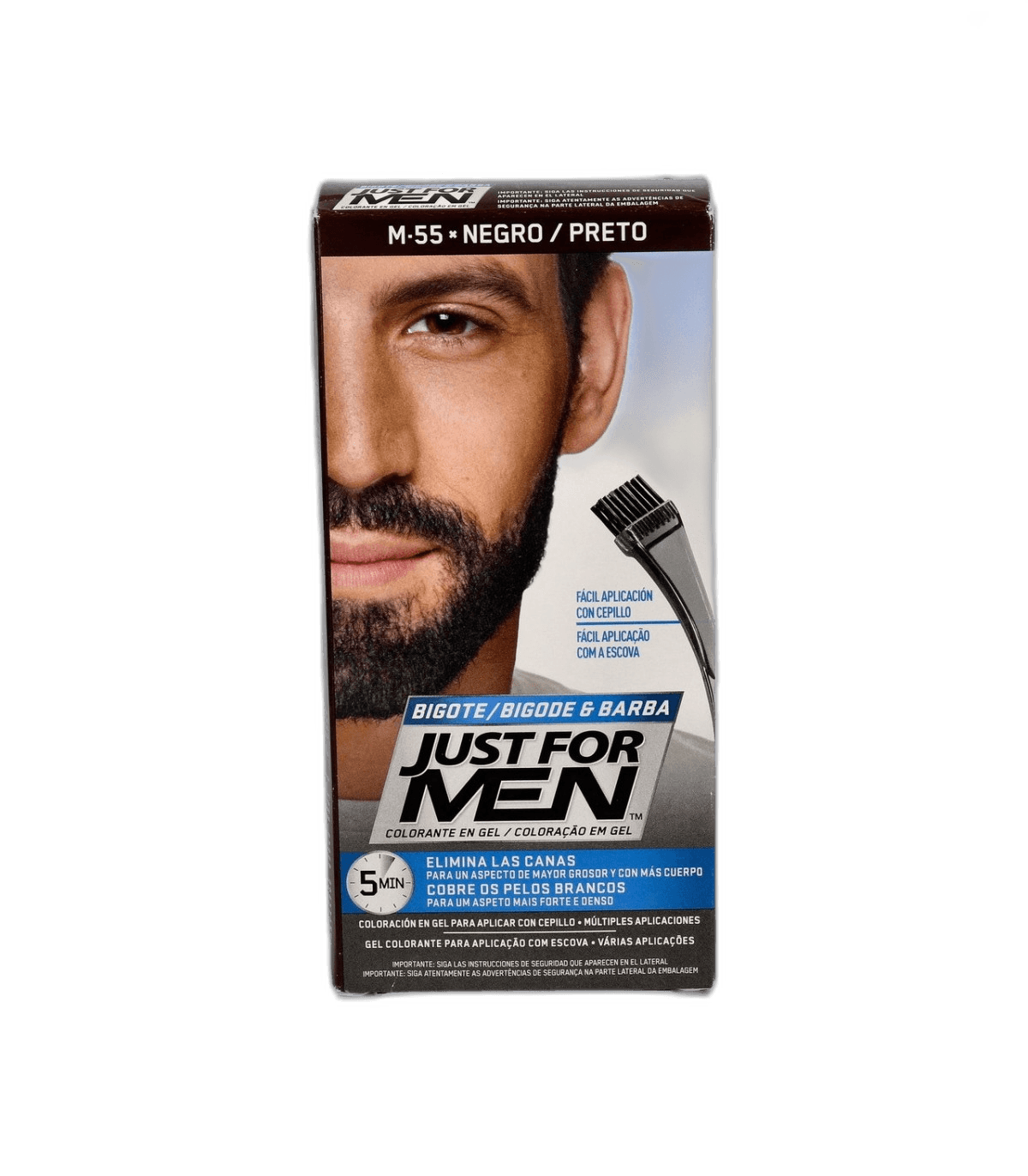 Imagen 3 de JUST FOR MEN BIGOTE Y BARBA GEL COLORANTE 1 ENVASE 30 ML COL