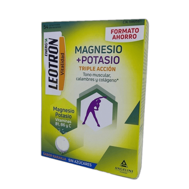Imagen de LEOTRON MAGNESIO ANGELINI 54 COMPRIMIDOS EFERVESCENTES