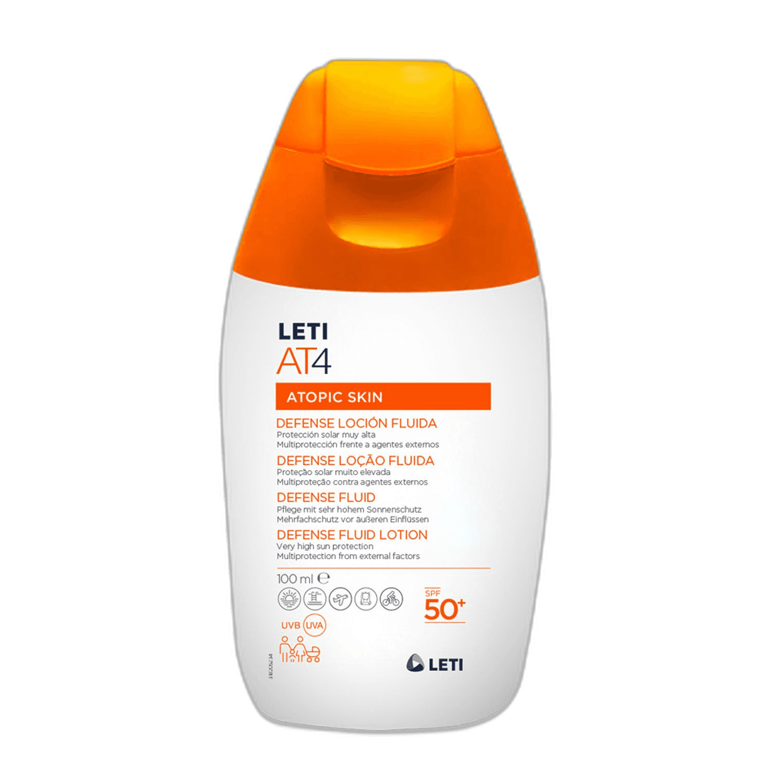 Imagen 3 de LETIAT4 DEFENSE LOCION FLUIDA SPF 50+ 1 ENVASE 100 ML