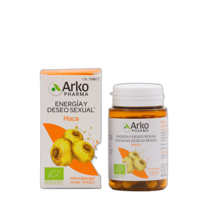 Imagen 2 de MACA ARKOPHARMA 225 MG 45 CAPSULAS