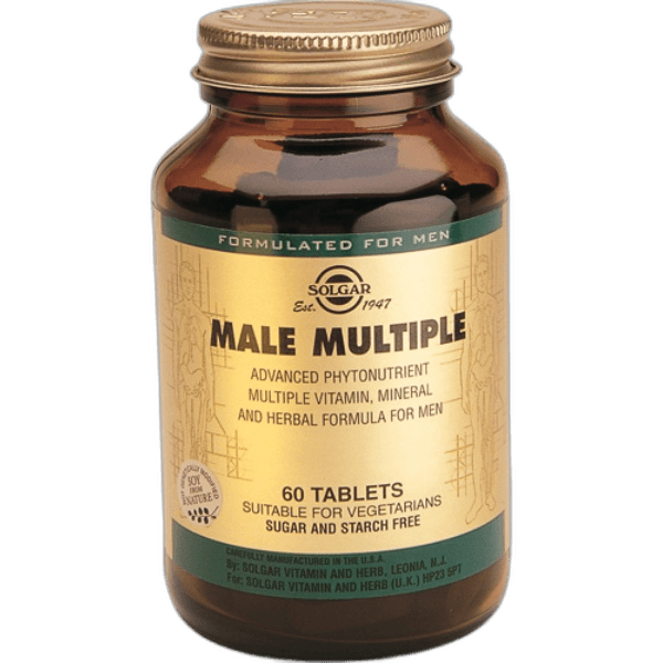 Imagen 3 de MALE MULTIPLE HOMBRE 60 COMPR SOLGAR