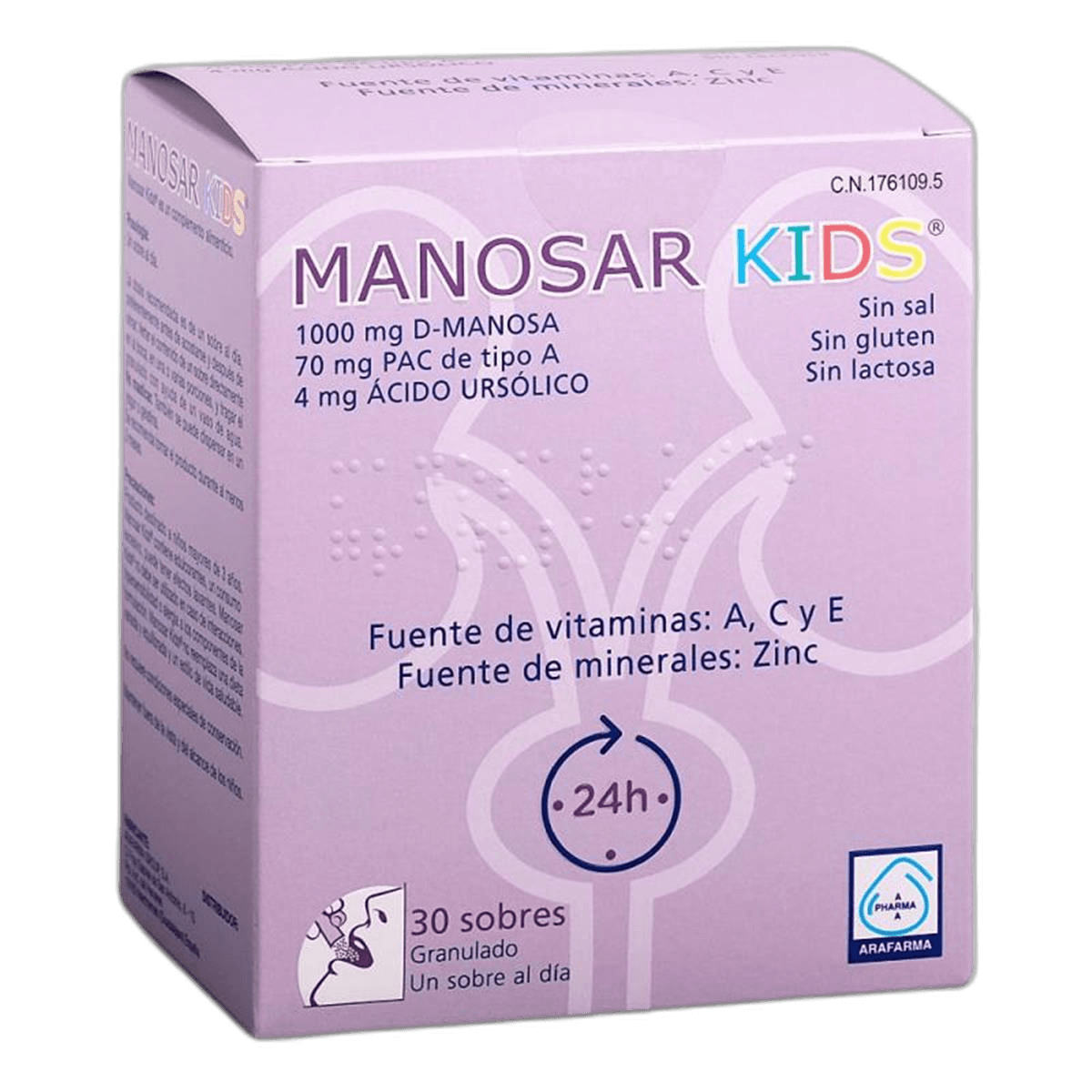 Imagen 2 de MANOSAR KIDS 30 SOBRES