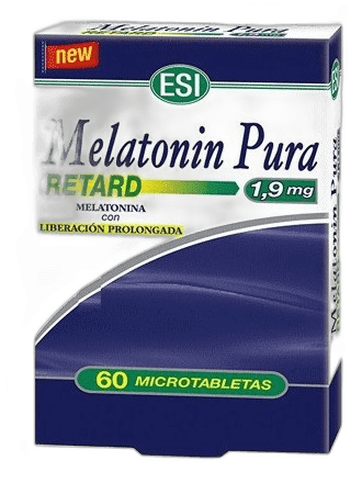 Imagen de MELATONIN RETARD TAB ESI 1,90 MG 60 TABLETAS