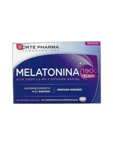 Imagen de MELATONINA FLASH 1900 30 COMPRIMIDOS BUCODISPERSABLES