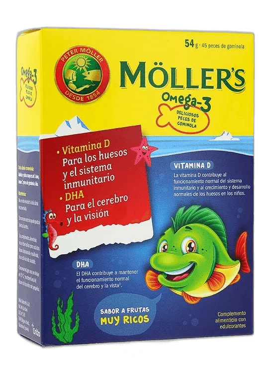 Imagen de MOLLER´S OMEGA 3 45 GOMINOLAS