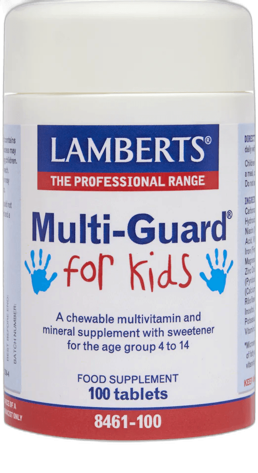 Imagen 2 de MULTI GUARD KIDS LAMBERTS 100 TABLETAS