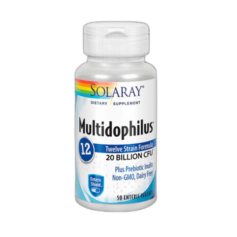 Imagen 2 de MULTIDOPHILUS PROBIOTIC 12 SOLARAY 50 CAPSULAS