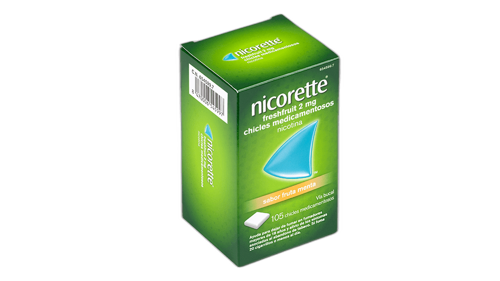 Imagen 2 de NICORETTE FRESHFRUIT 2 mg 30 CHICLES MEDICAMENTOSOS