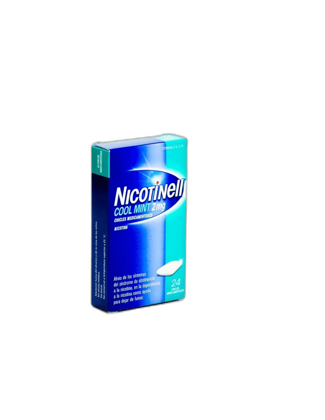 Imagen 3 de NICOTINELL COOL MINT 2 mg 24 CHICLES MEDICAMENTOSOS