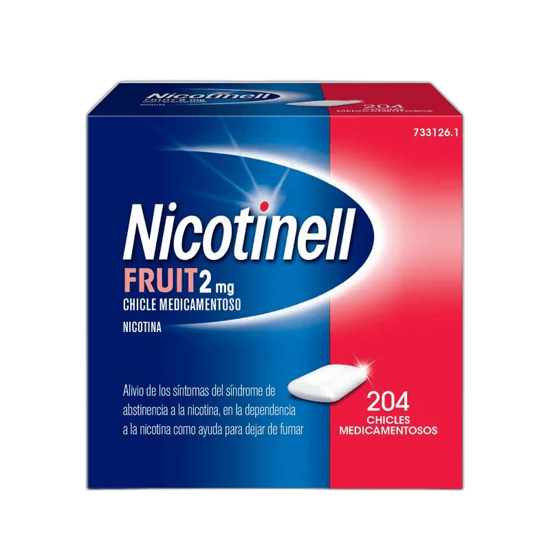 Imagen 3 de NICOTINELL FRUIT 2 mg 204 CHICLES MEDICAMENTOSOS