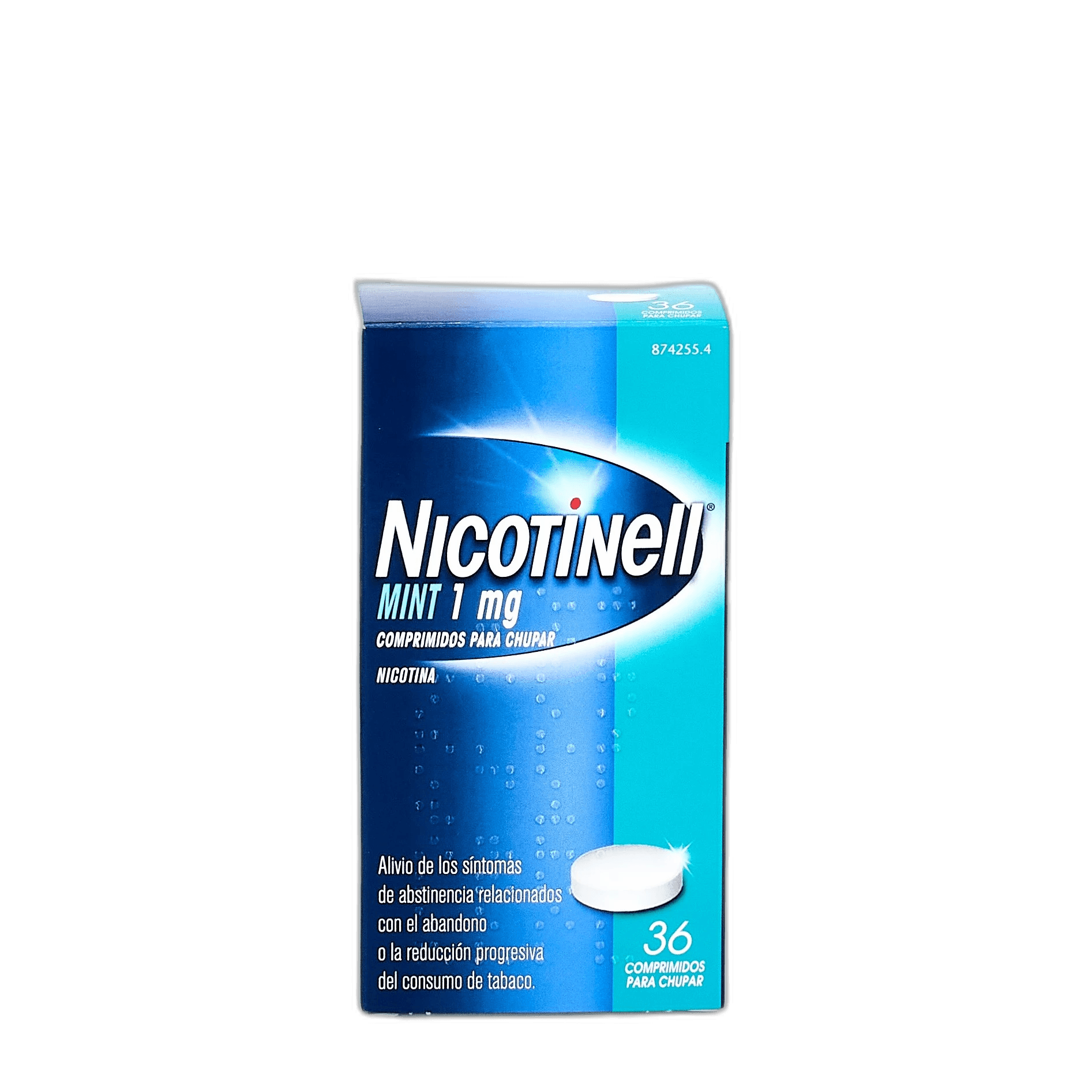 Imagen de NICOTINELL MINT 1 mg 36 COMPRIMIDOS PARA CHUPAR
