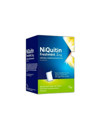 Imagen 3 de NIQUITIN MINT 2 mg 100 CHICLES MEDICAMENTOSOS