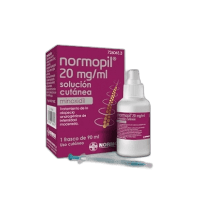 Imagen de NORMOPIL 20 mg/ml 1 FRASCO SOLUCION CUTANEA 90 ml