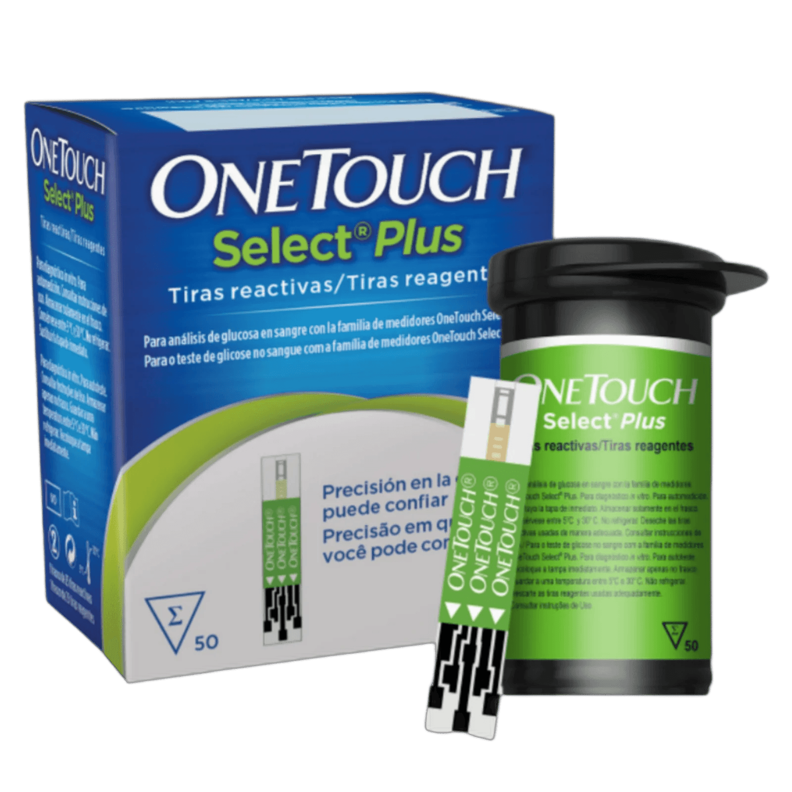 Imagen de ONE TOUCH SELECT PLUS TIRAS REACTIVAS 50