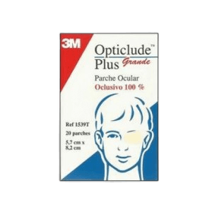 Imagen de OPTICLUDE PARCHE OCULAR GDE 8X5,7CM 20U