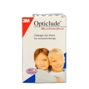 Imagen 2 de OPTICLUDE PARCHE OCULAR GDE 8X5,7CM 20U