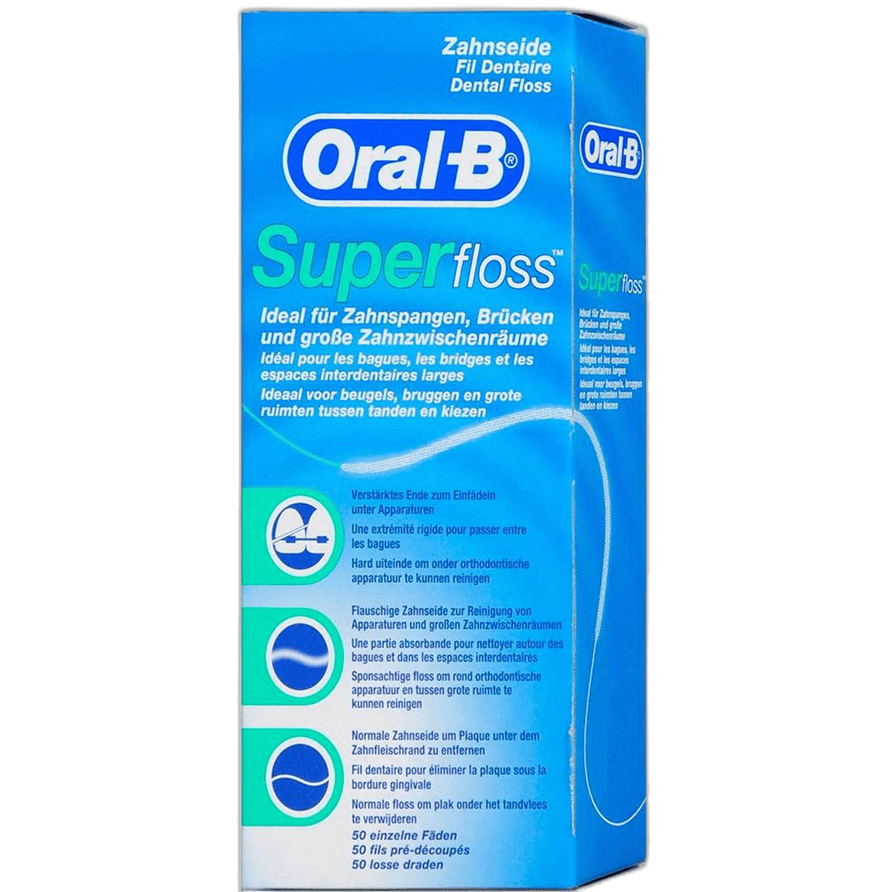 Imagen 3 de ORAL-B SUPERFLOSS MENTA 50 UDS.