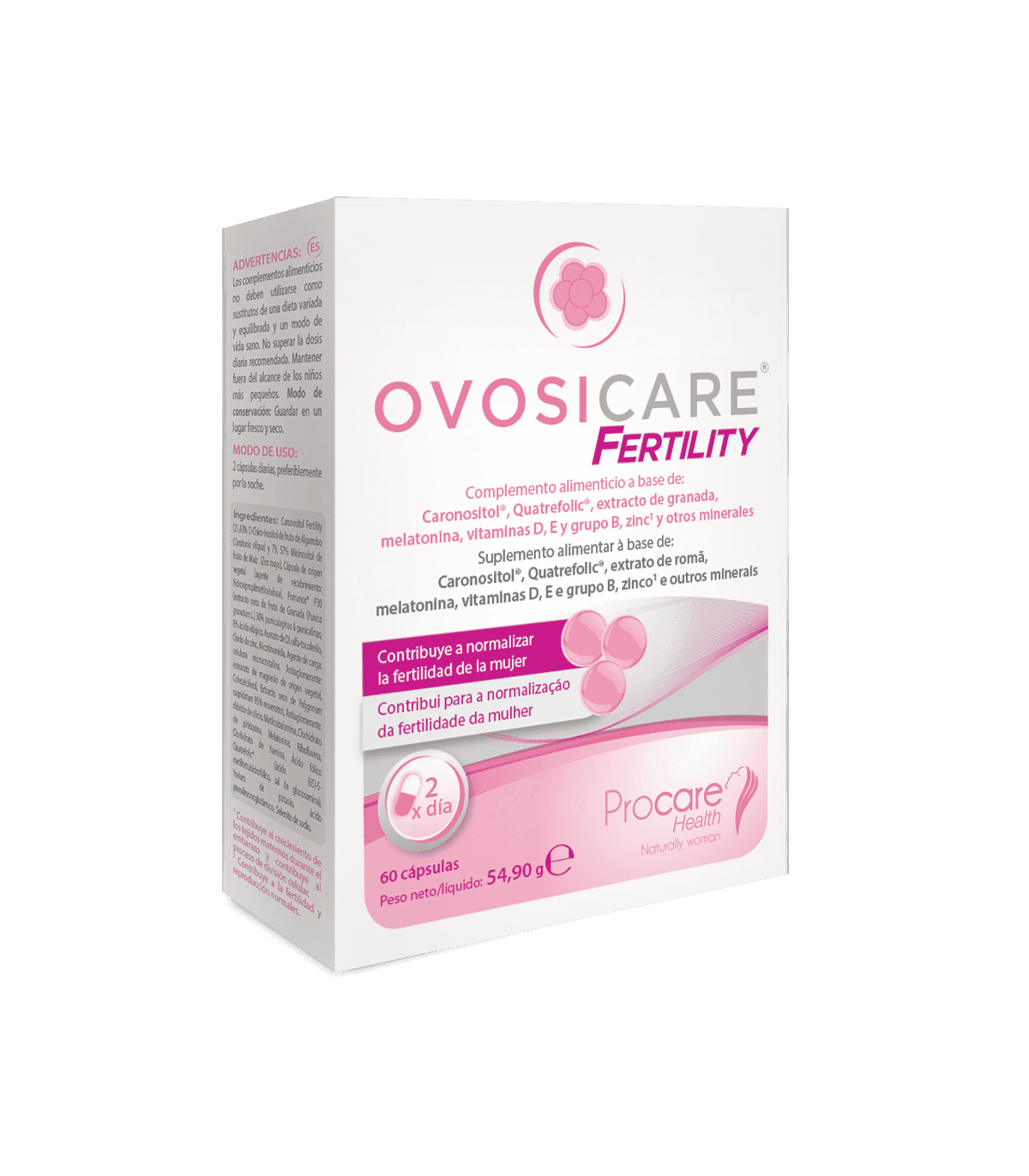 Imagen de OVOSICARE FERTILITY 60 CAPSULAS