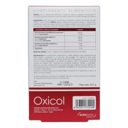Imagen 2 de OXICOL 28 CAPSULAS