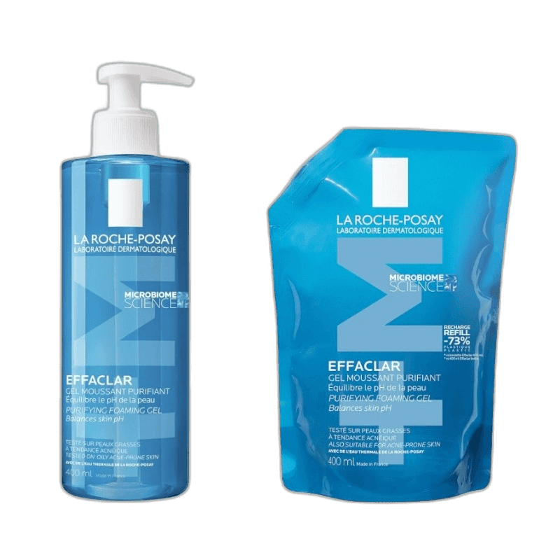 Imagen de PACK EFFACLAR GEL 400 ML + REGARGA 400 ML