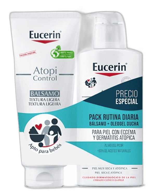 Imagen de PACK EUCERIN RUTINA ATOPIA BALSAMO 400ML+OLEOGEL 400ML