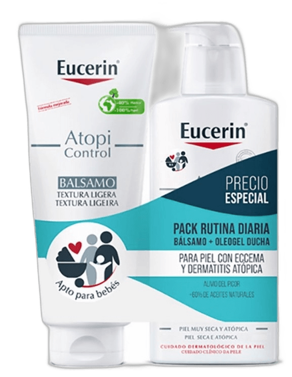 Imagen de PACK EUCERIN RUTINA ATOPIA BALSAMO 400ML+OLEOGEL 400ML