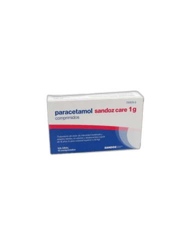 Imagen 2 de PARACETAMOL COMBIX EFG 1 g 10 COMPRIMIDOS