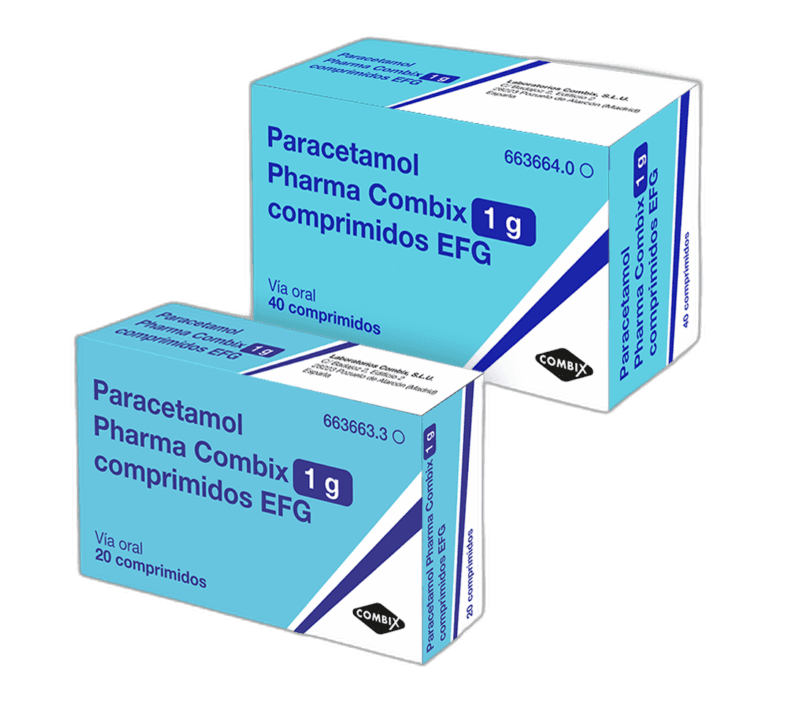 Imagen 2 de PARACETAMOL COMBIX EFG 500 mg 24 CAPSULAS