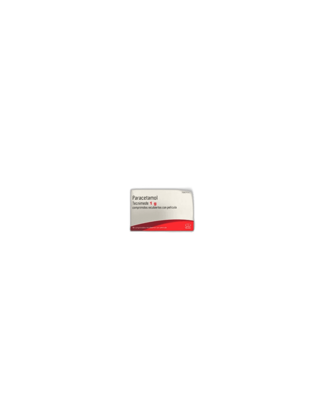 Imagen de PARACETAMOL TECNIMEDE 1 g 10 COMPRIMIDOS RECUBIERTOS