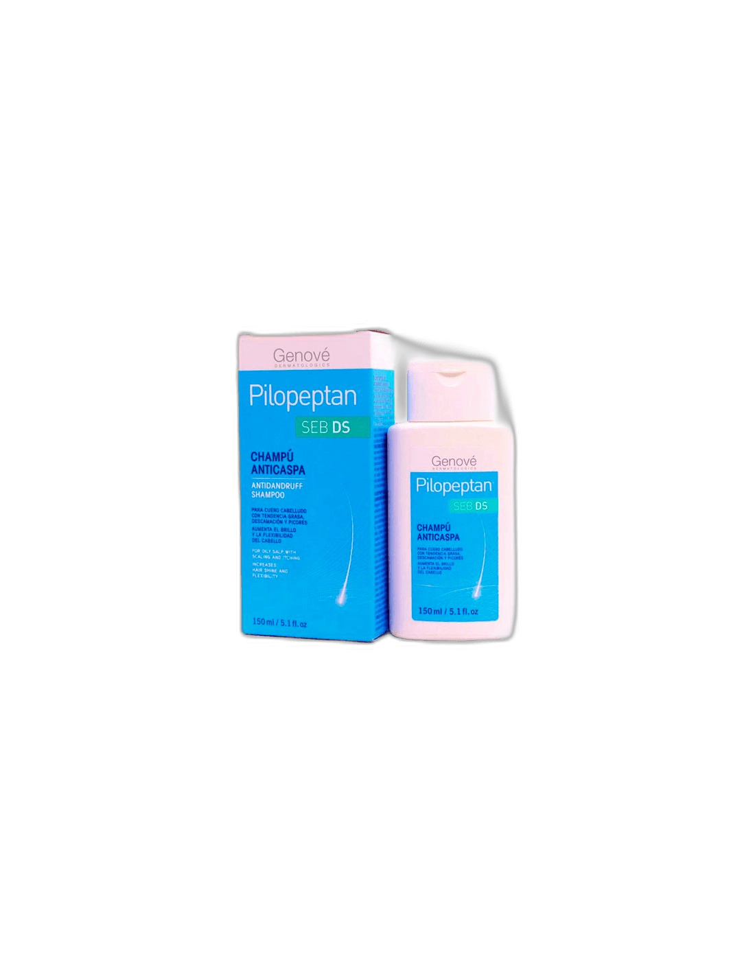 Imagen 2 de PILOPEPTAN SEB DS CHAMPU ANTICASPA 1 ENVASE 150 ML
