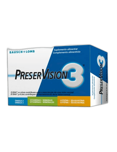 Imagen de PRESERVISION 3 60 CAPSULAS