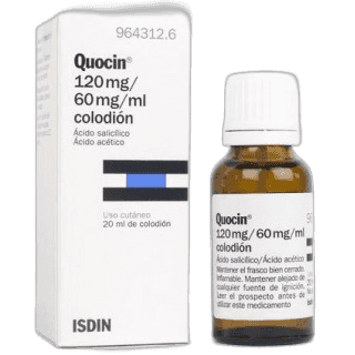 Imagen de QUOCIN 120 mg/ml + 60 mg/ml COLODION 1 FRASCO 20 ml