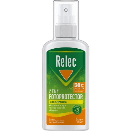 Imagen 2 de RELEC FOTOPROTECTOR SPF 50 CON CITRONELA 1 SPRAY 100 ML