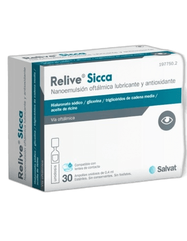Imagen 2 de RELIVE SICCA 30 AMPOLLAS MONODOSIS 0,4 ML