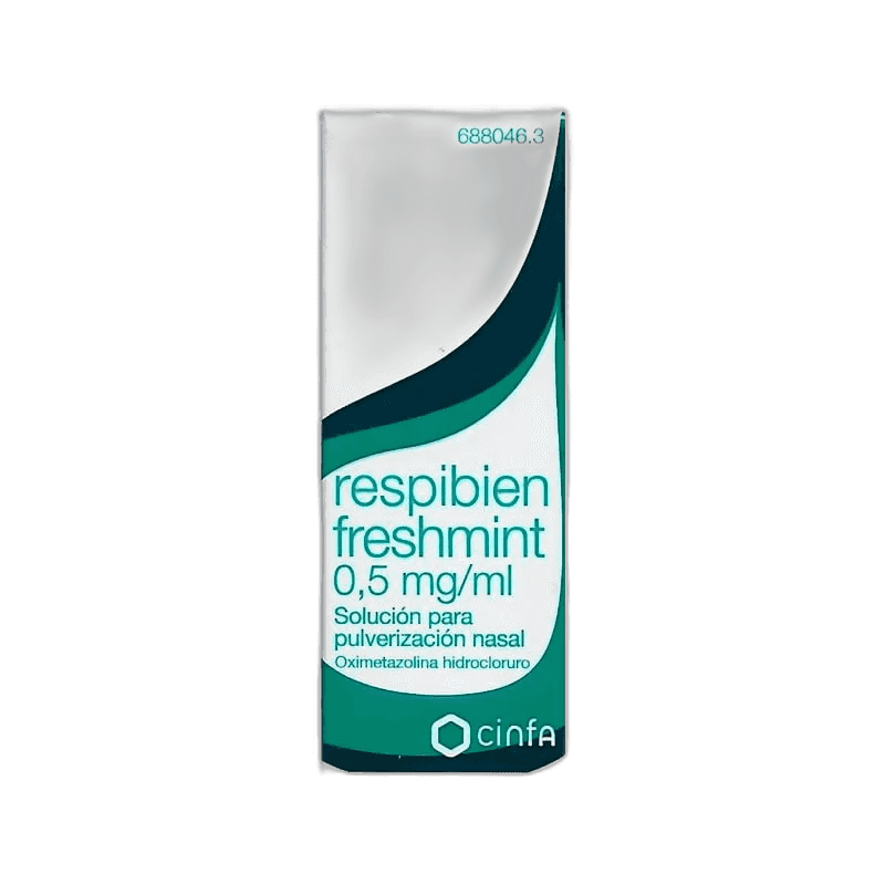 Imagen de RESPIBIEN FRESHMINT 0,5 mg/ml SOLUCION PARA PULVERIZACION NASAL 1 FRASCO 15 ml