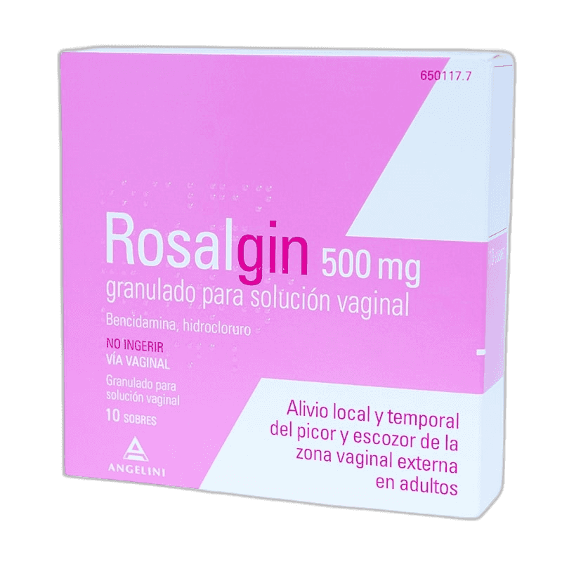 Imagen de ROSALGIN 500 mg 10 SOBRES GRANULADO PARA SOLUCION VAGINAL