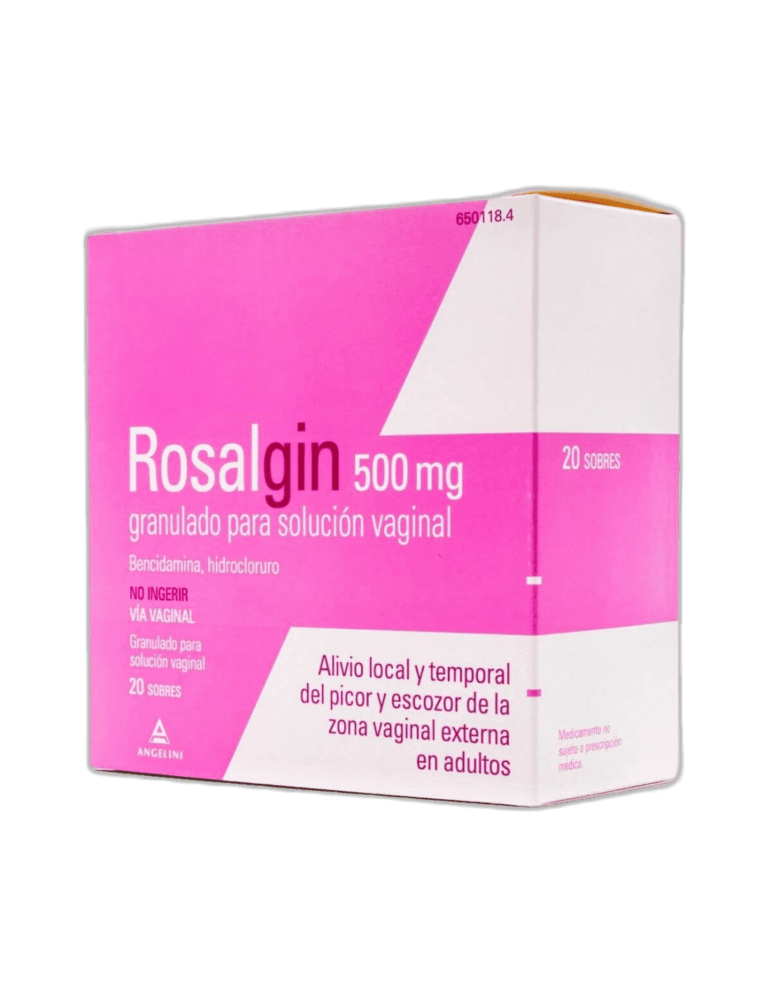 Imagen de ROSALGIN 500 mg 20 SOBRES GRANULADO PARA SOLUCION VAGINAL