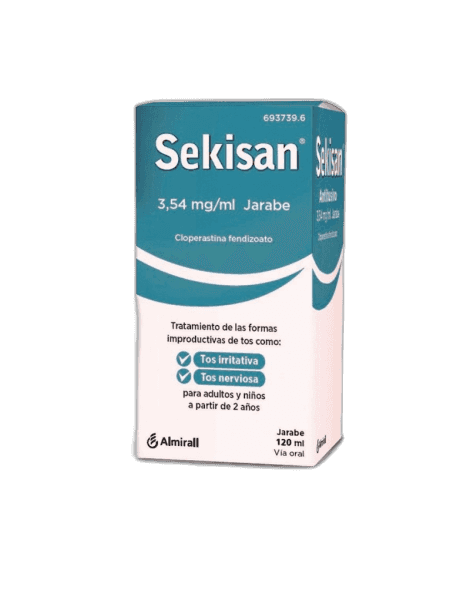 Imagen de SEKISAN 3,54 mg/ml JARABE 1 FRASCO 120 ml