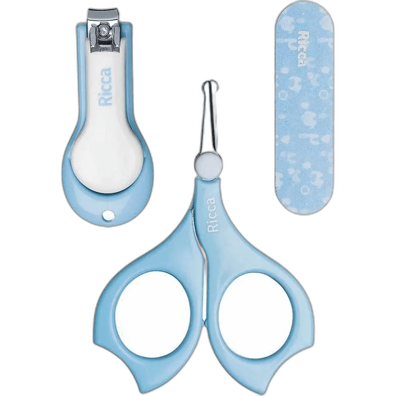 Imagen de SET MANICURA BABY SHIRT AZUL/ROSA CAMALEON