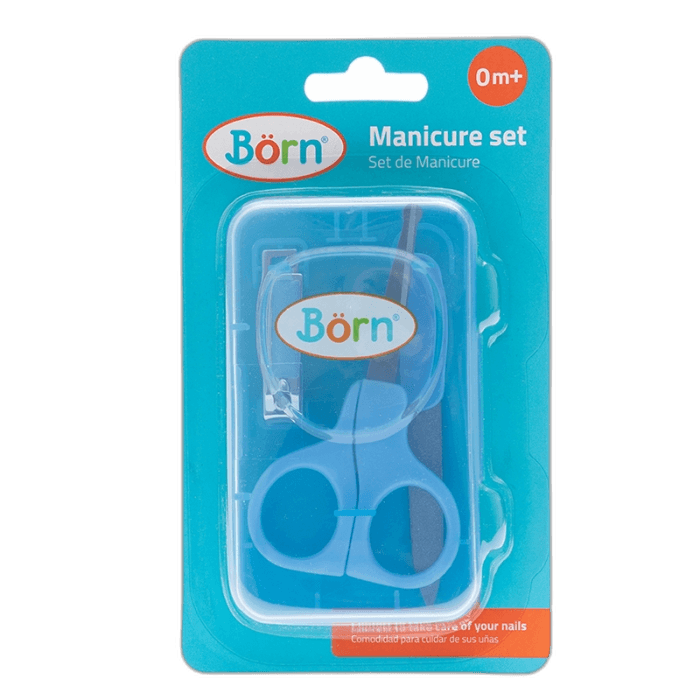 Imagen 2 de SET MANICURA BABY SHIRT AZUL/ROSA CAMALEON