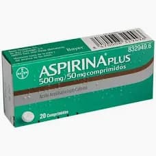 Imagen de ASPIRINA PLUS 20 COMPRIMIDOS
